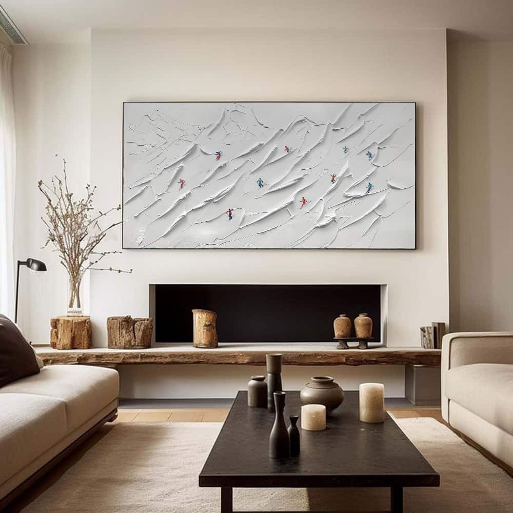 MINIMALIST ART "PAINTED PEAKS"