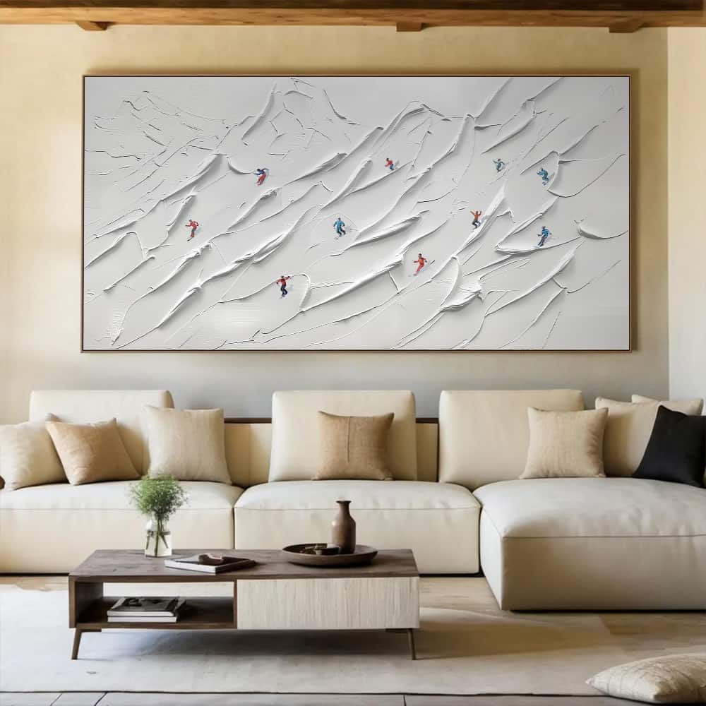 MINIMALIST ART "PAINTED PEAKS"