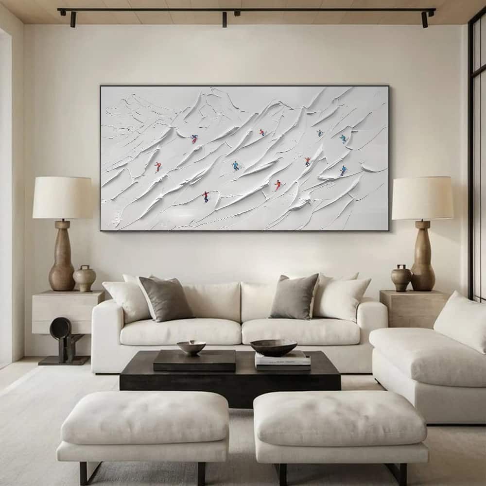 MINIMALIST ART "PAINTED PEAKS"