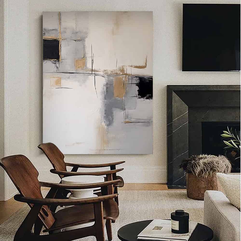 MINIMALIST ART "QUIET HARBOR"