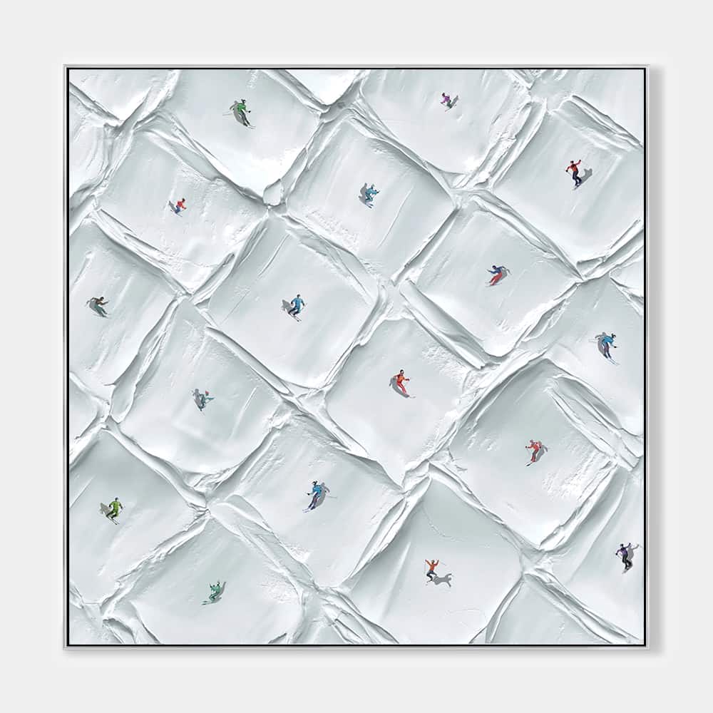 MINIMALIST ART "QUILTED RUNS"
