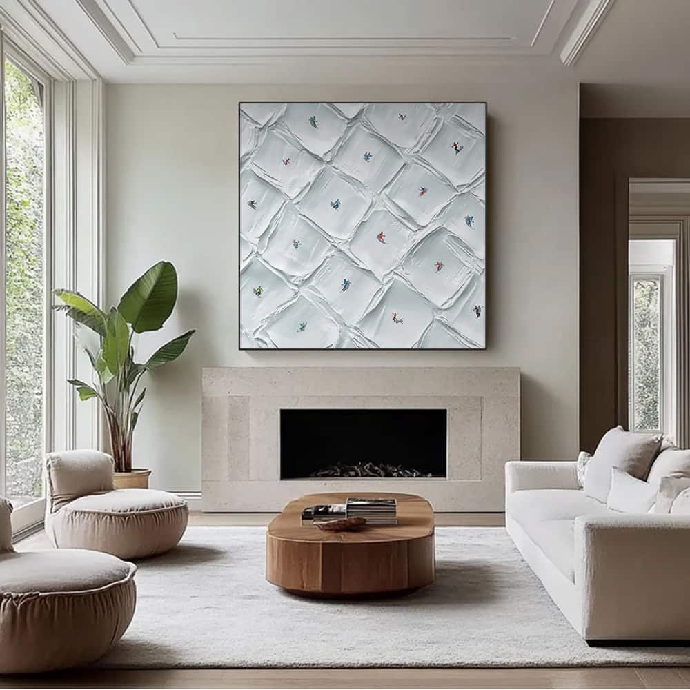 MINIMALIST ART "QUILTED RUNS"