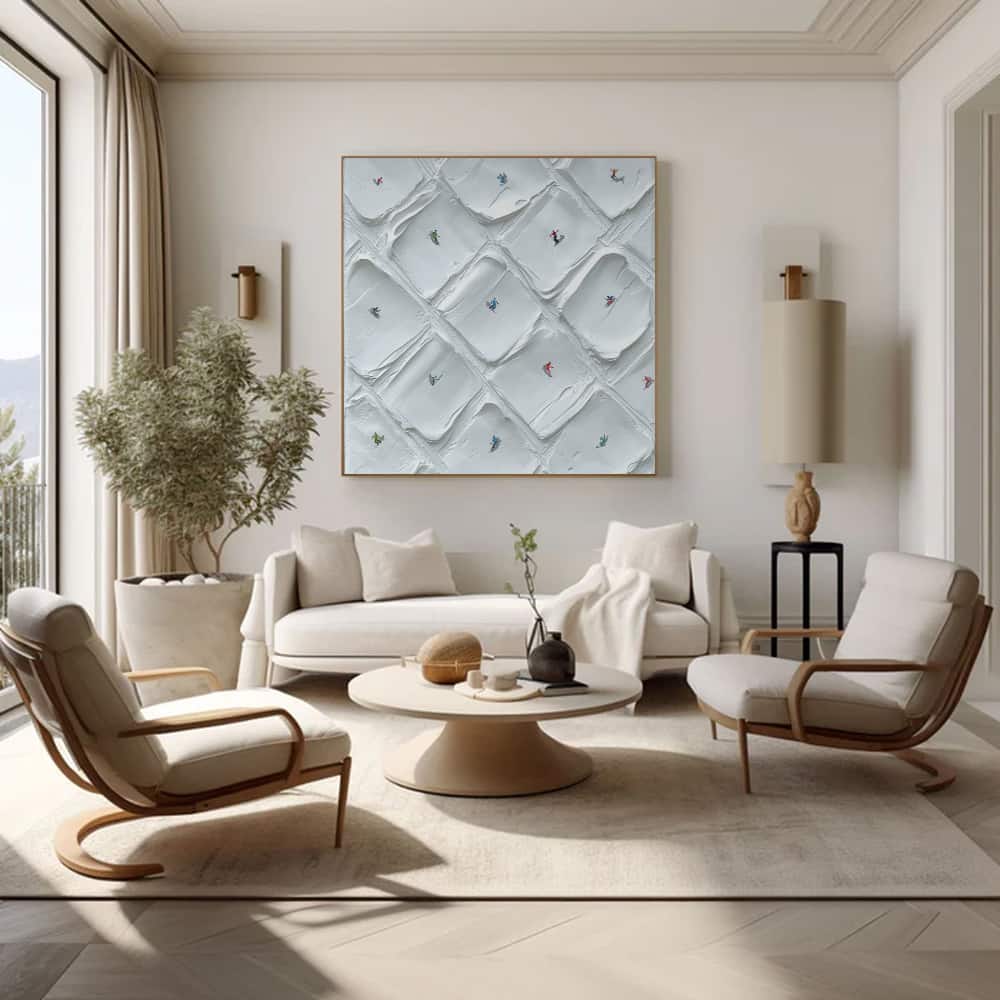 MINIMALIST ART "QUILTED RUNS"
