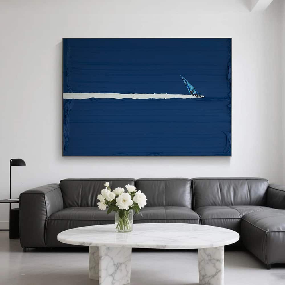 MINIMALIST ART "RIDING THE LINE"