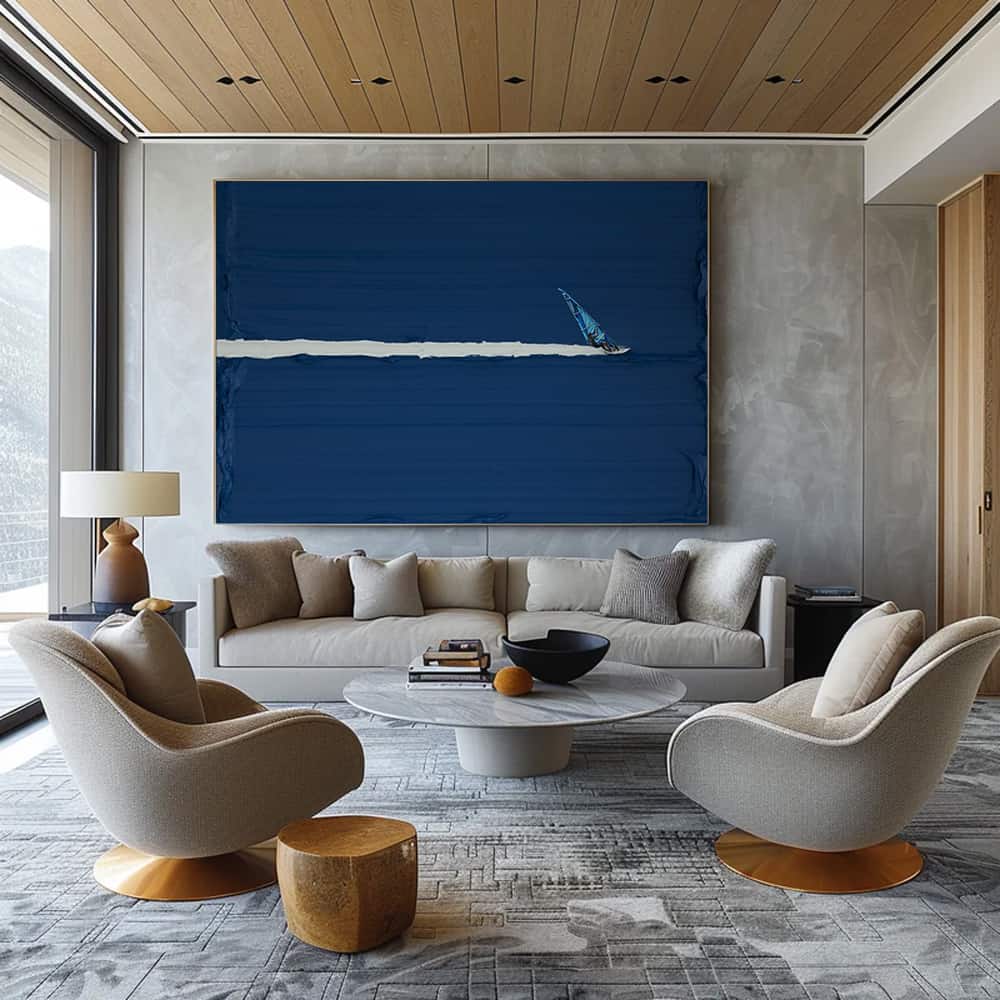 MINIMALIST ART "RIDING THE LINE"