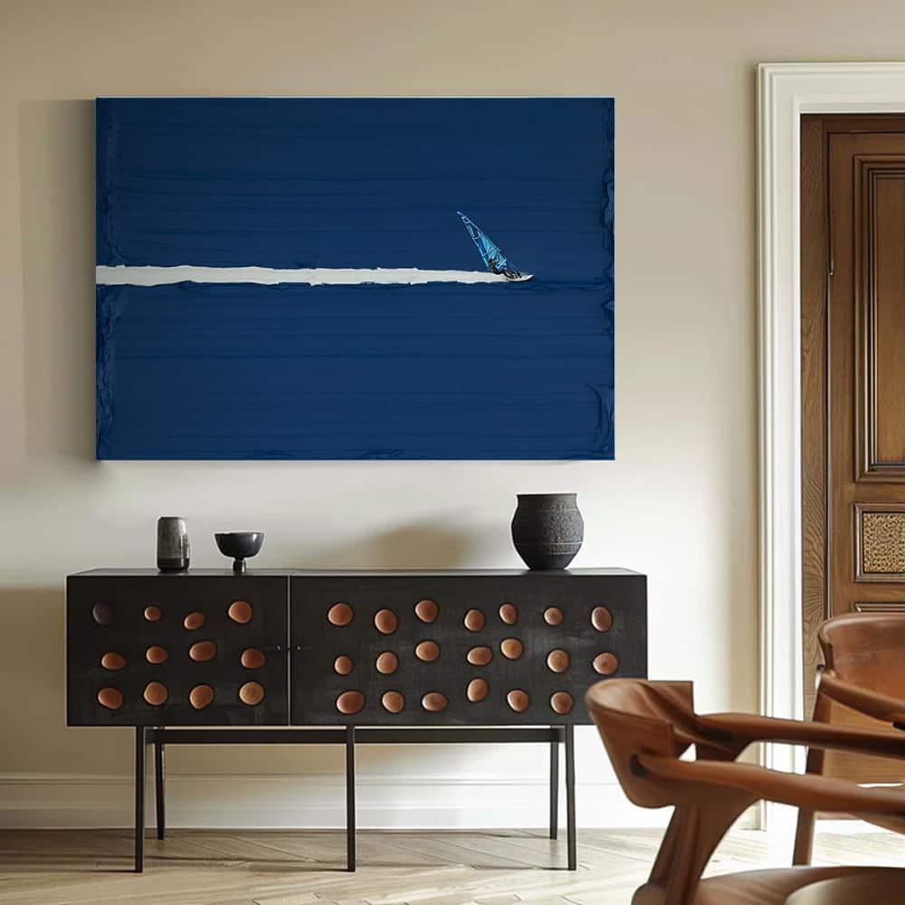 MINIMALIST ART "RIDING THE LINE"