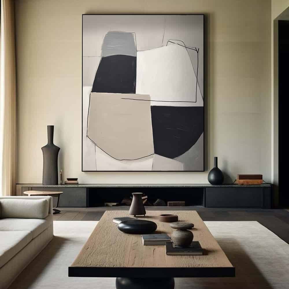 MINIMALIST ART "SCHEMATIC BALANCE"