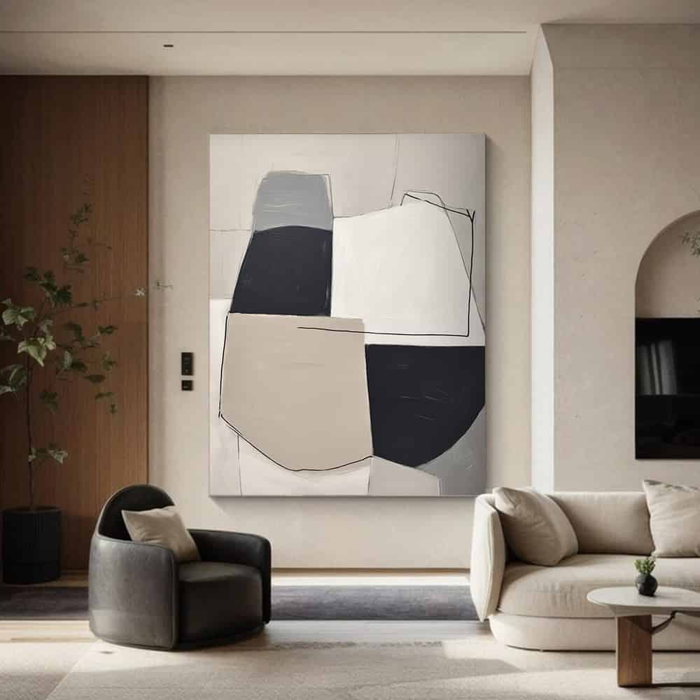MINIMALIST ART "SCHEMATIC BALANCE"
