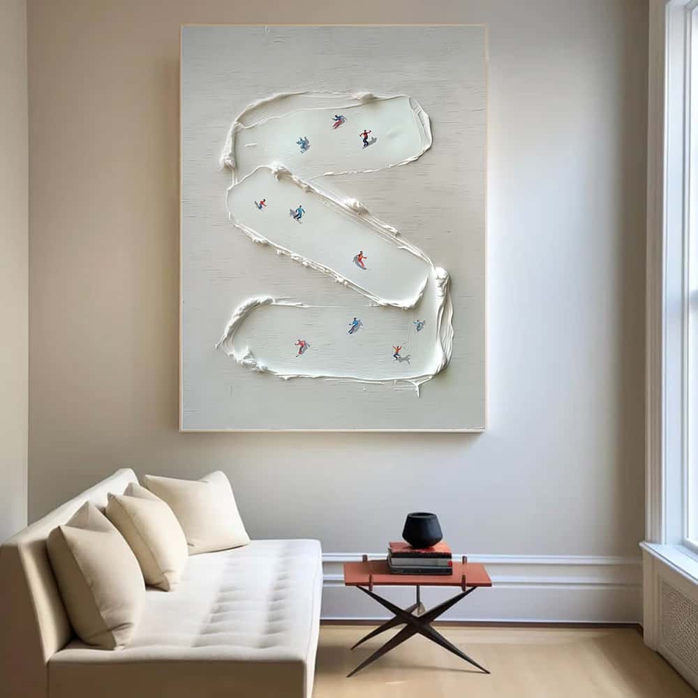 MINIMALIST ART "SERPENTINE TRAIL"