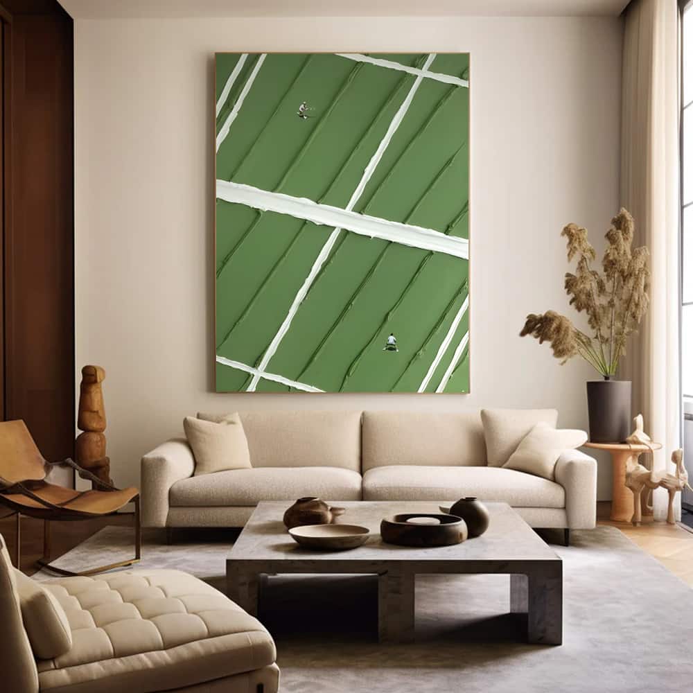 MINIMALIST ART "THE LONELY MATCH"