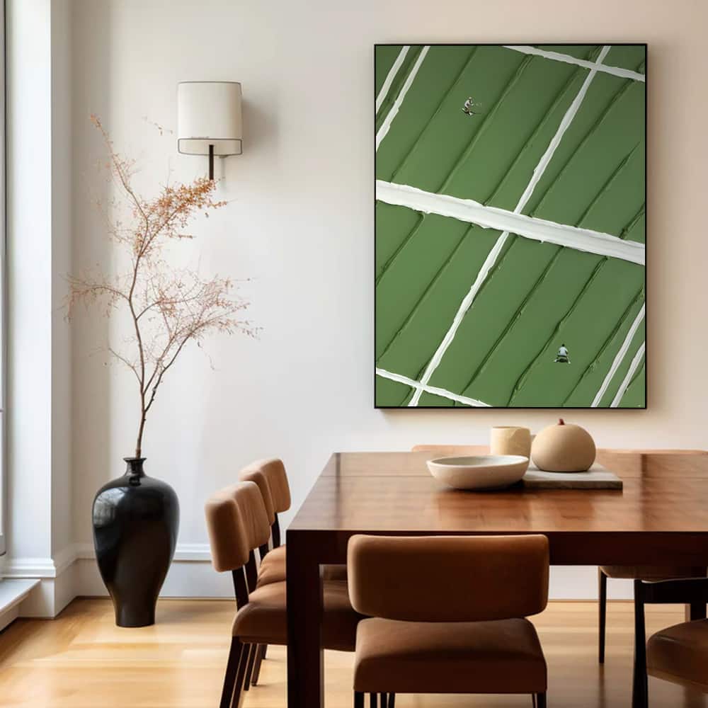 MINIMALIST ART "THE LONELY MATCH"