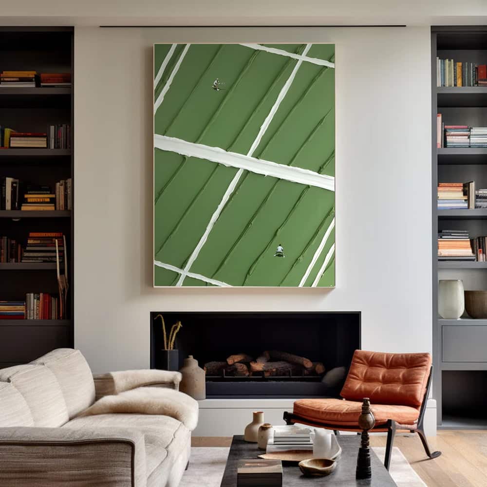 MINIMALIST ART "THE LONELY MATCH"
