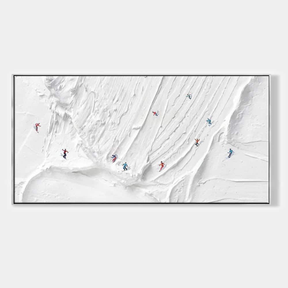 MINIMALIST ART "WINTER PANORAMA"