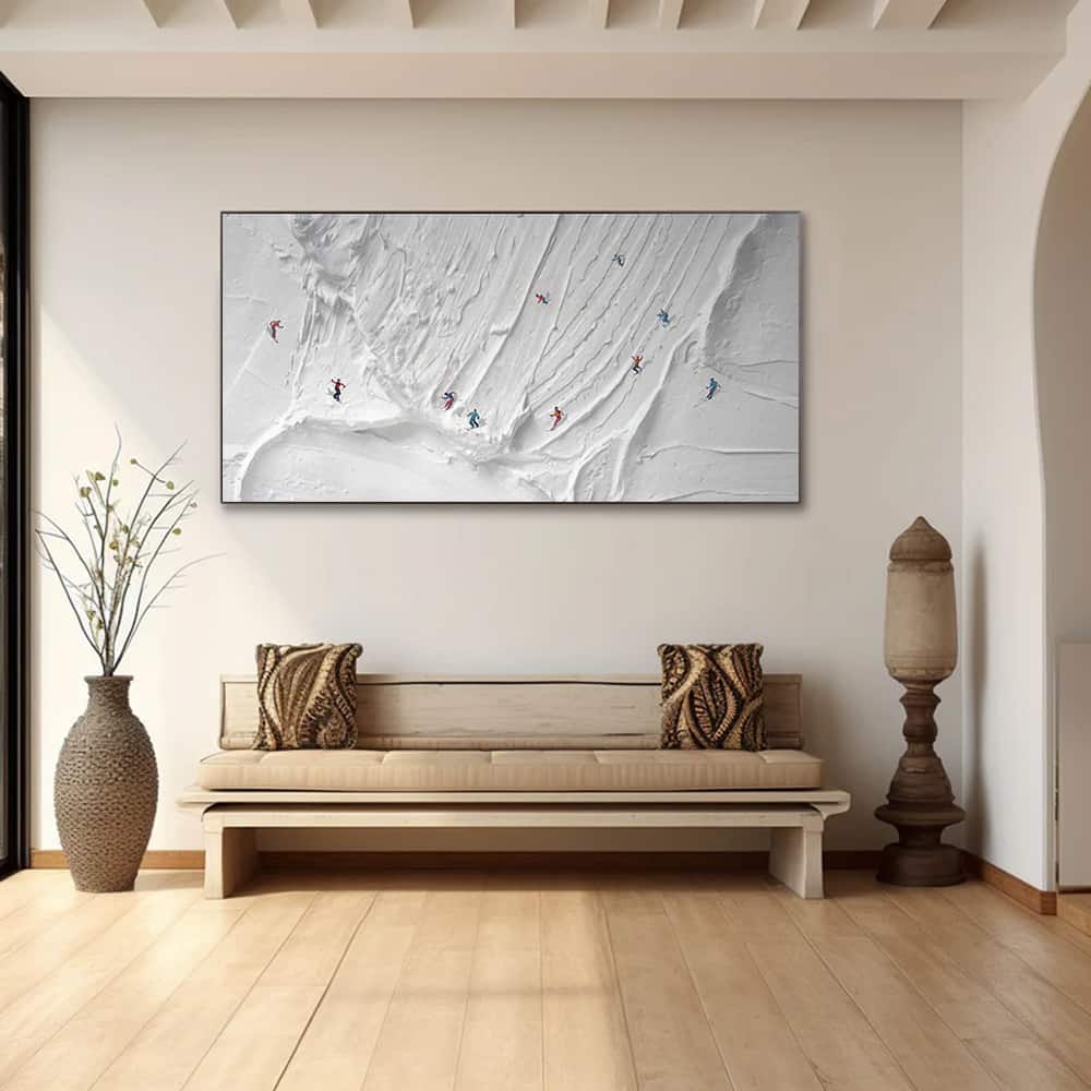 MINIMALIST ART "WINTER PANORAMA"