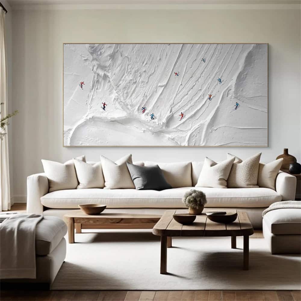 MINIMALIST ART "WINTER PANORAMA"