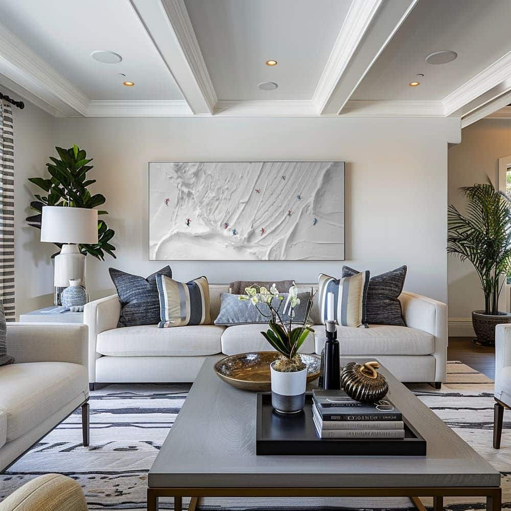 MINIMALIST ART "WINTER PANORAMA"