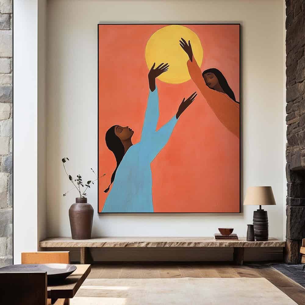 MINIMALIST "SISTERS OF THE SUN"