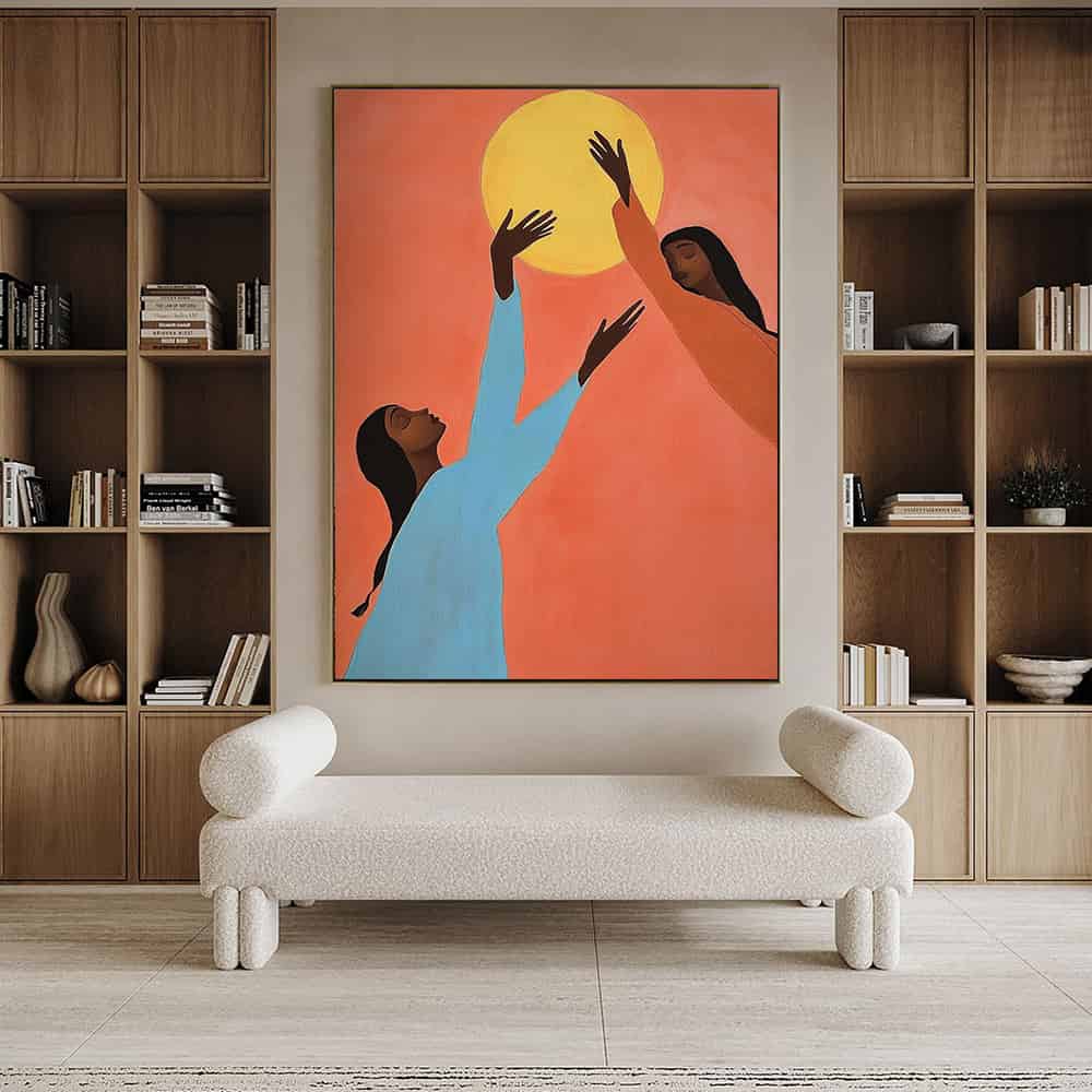 MINIMALIST "SISTERS OF THE SUN"