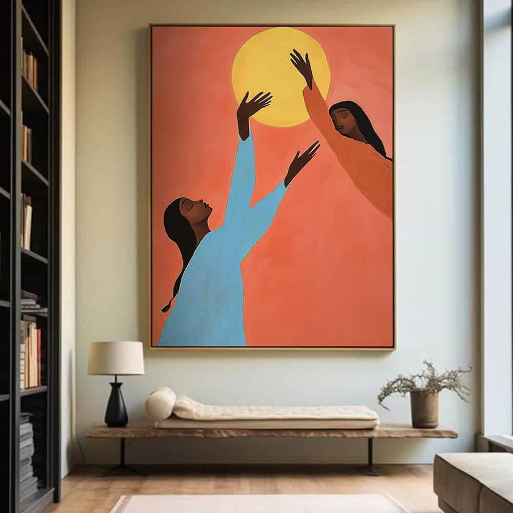 MINIMALIST "SISTERS OF THE SUN"