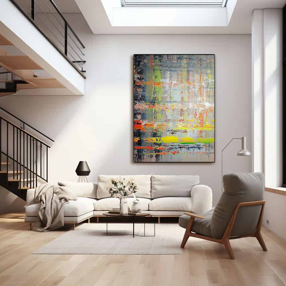 RICH TEXTURED ART "CORRODED FREQUENCY"