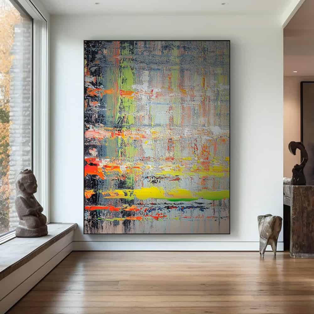 RICH TEXTURED ART "CORRODED FREQUENCY"