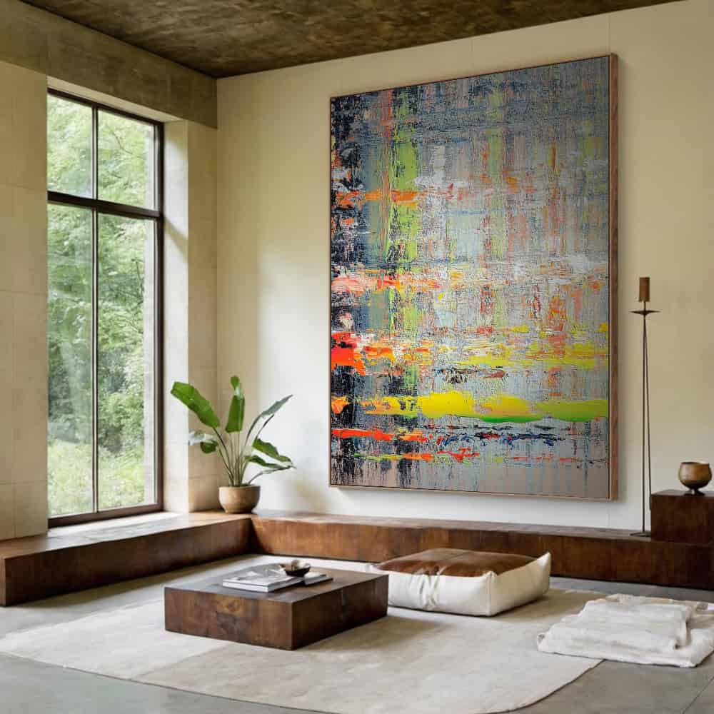 RICH TEXTURED ART "CORRODED FREQUENCY"