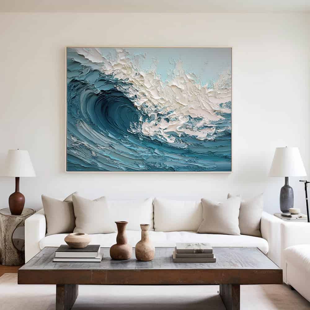 RICH TEXTURED ART "CRESCENDO"