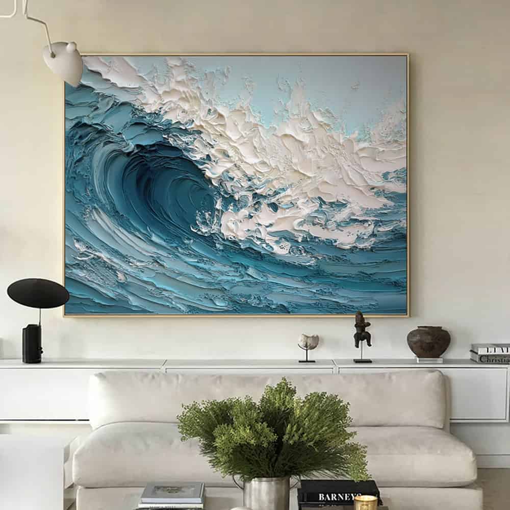 RICH TEXTURED ART "CRESCENDO"