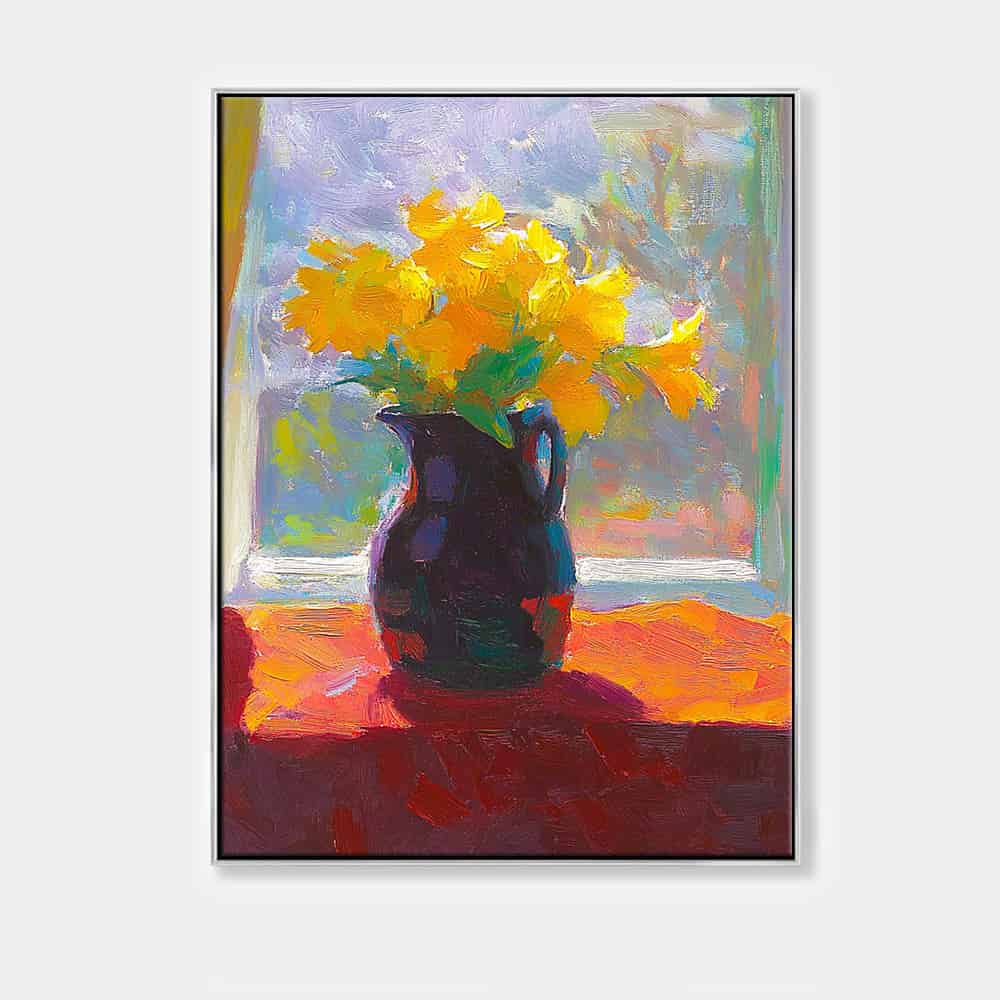 RICH TEXTURED ART "MORNING RADIANCE"