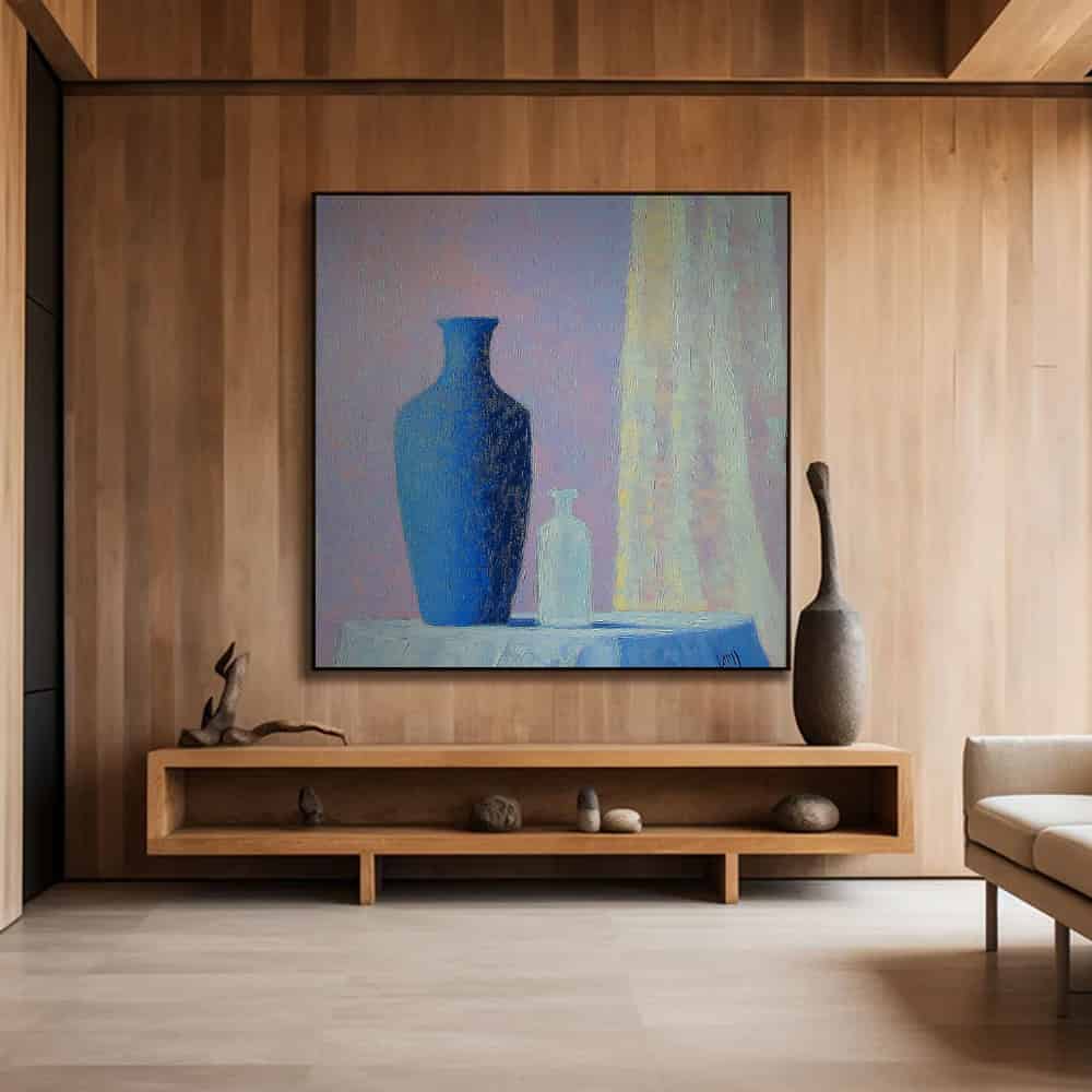 RICH TEXTURED ART "QUIET COMPANY"