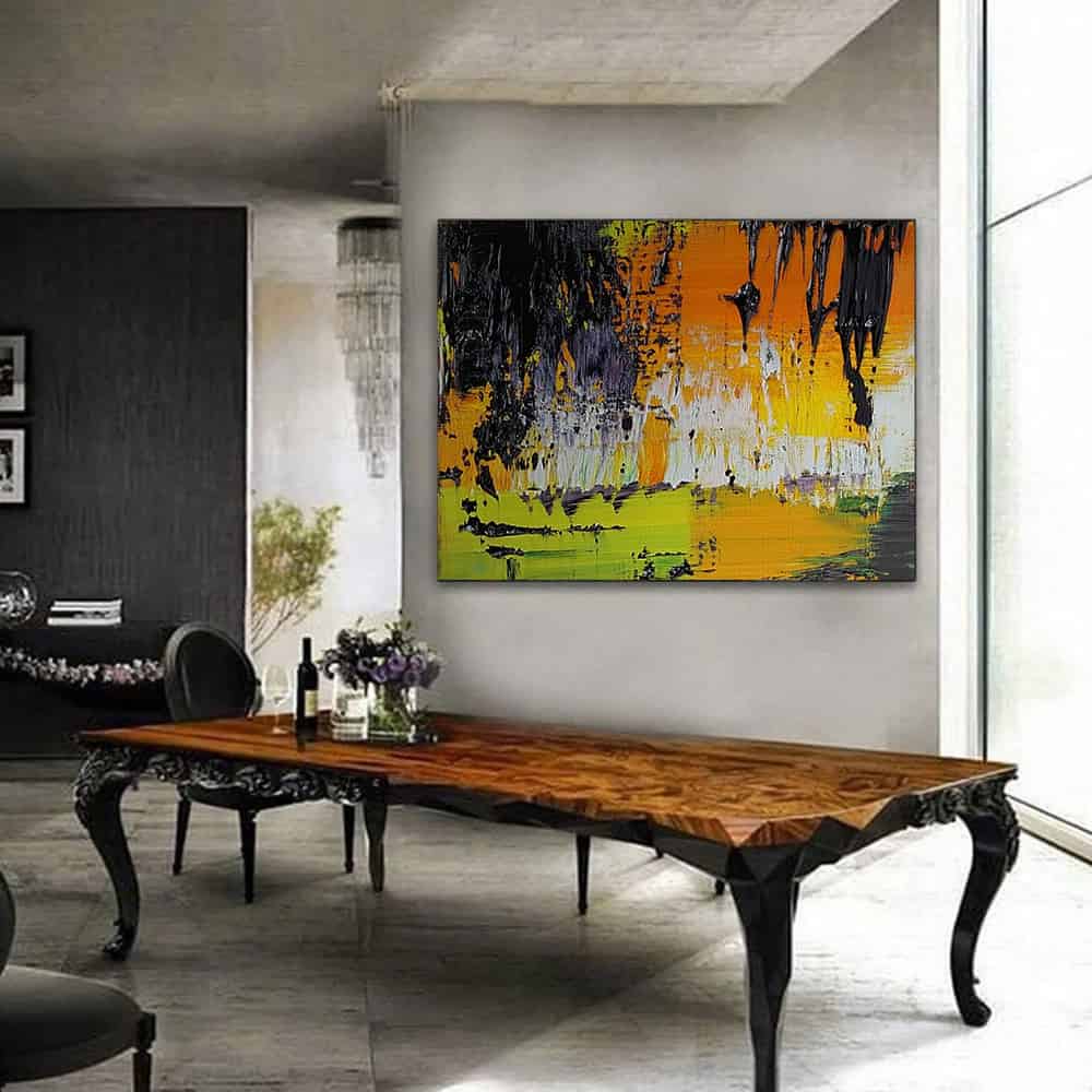 RICH TEXTURED ART "SUN SCORCH"