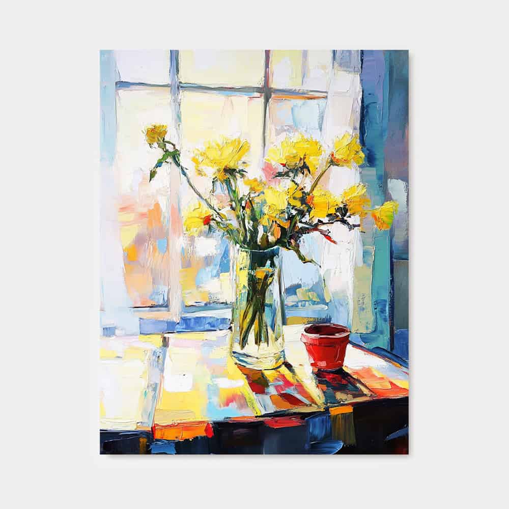 RICH TEXTURED ART "SUNDAY LIGHT"