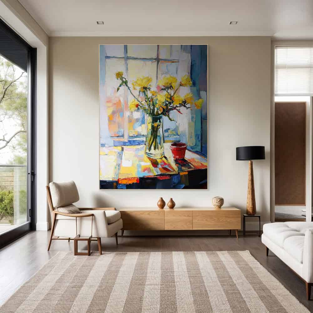 RICH TEXTURED ART "SUNDAY LIGHT"