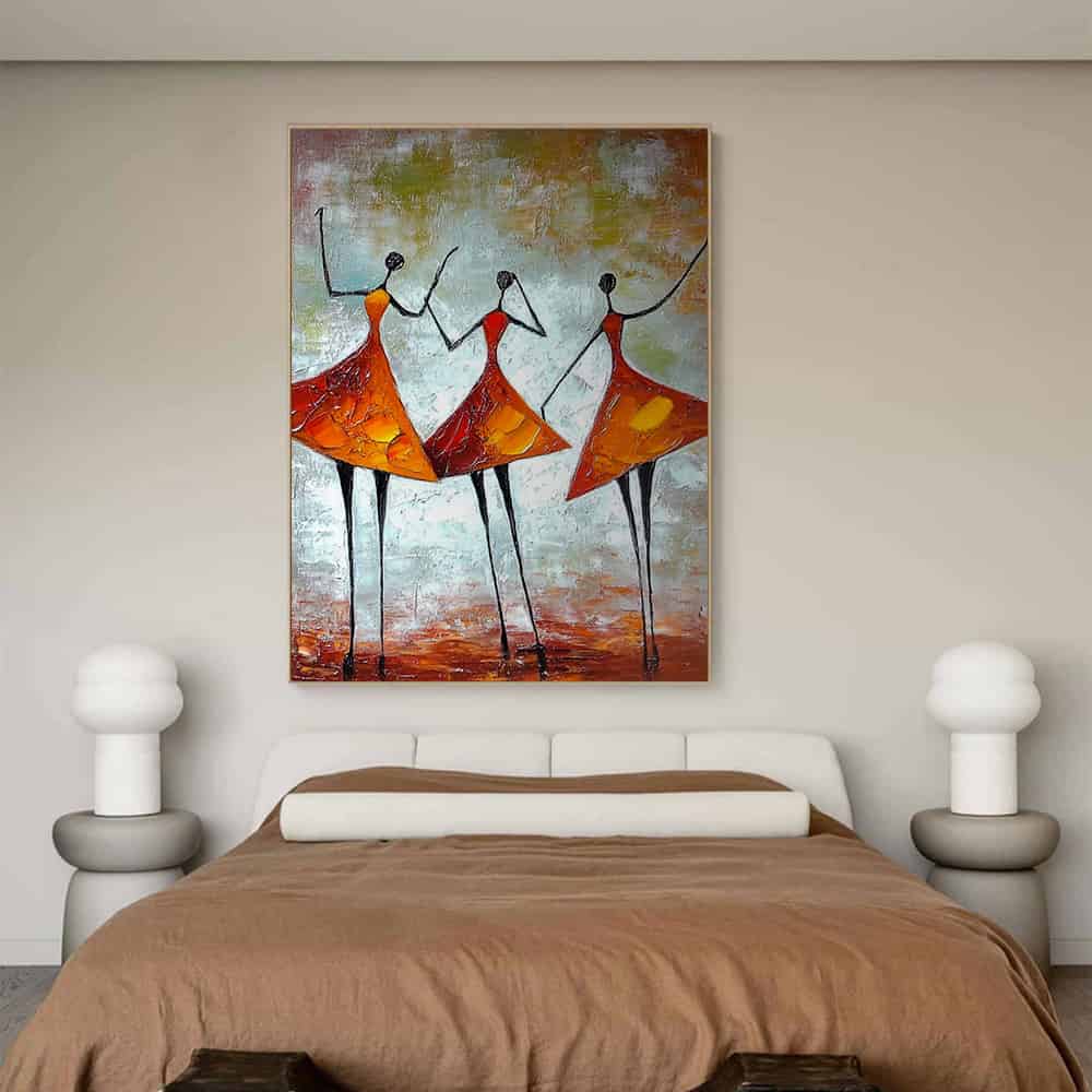 RICH TEXTURED ART "THE AUTUMN GRACES"