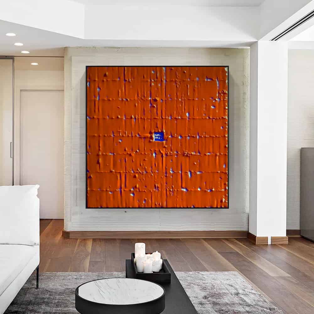 RICH TEXTURED ART "THE BLUE ANOMALY"