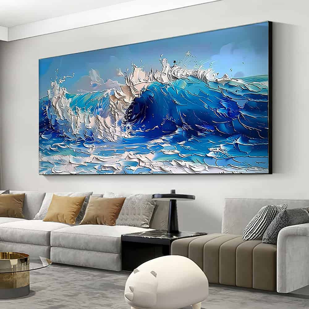 SEA & BEACH ART "AZURE FURY"