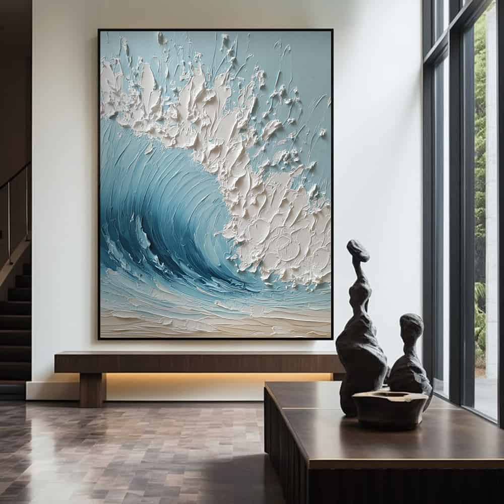 SEA & BEACH ART "CERULEAN CURVE"