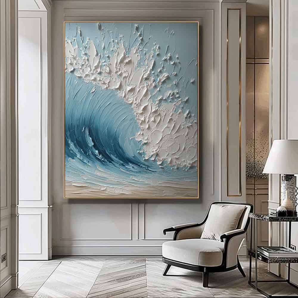SEA & BEACH ART "CERULEAN CURVE"