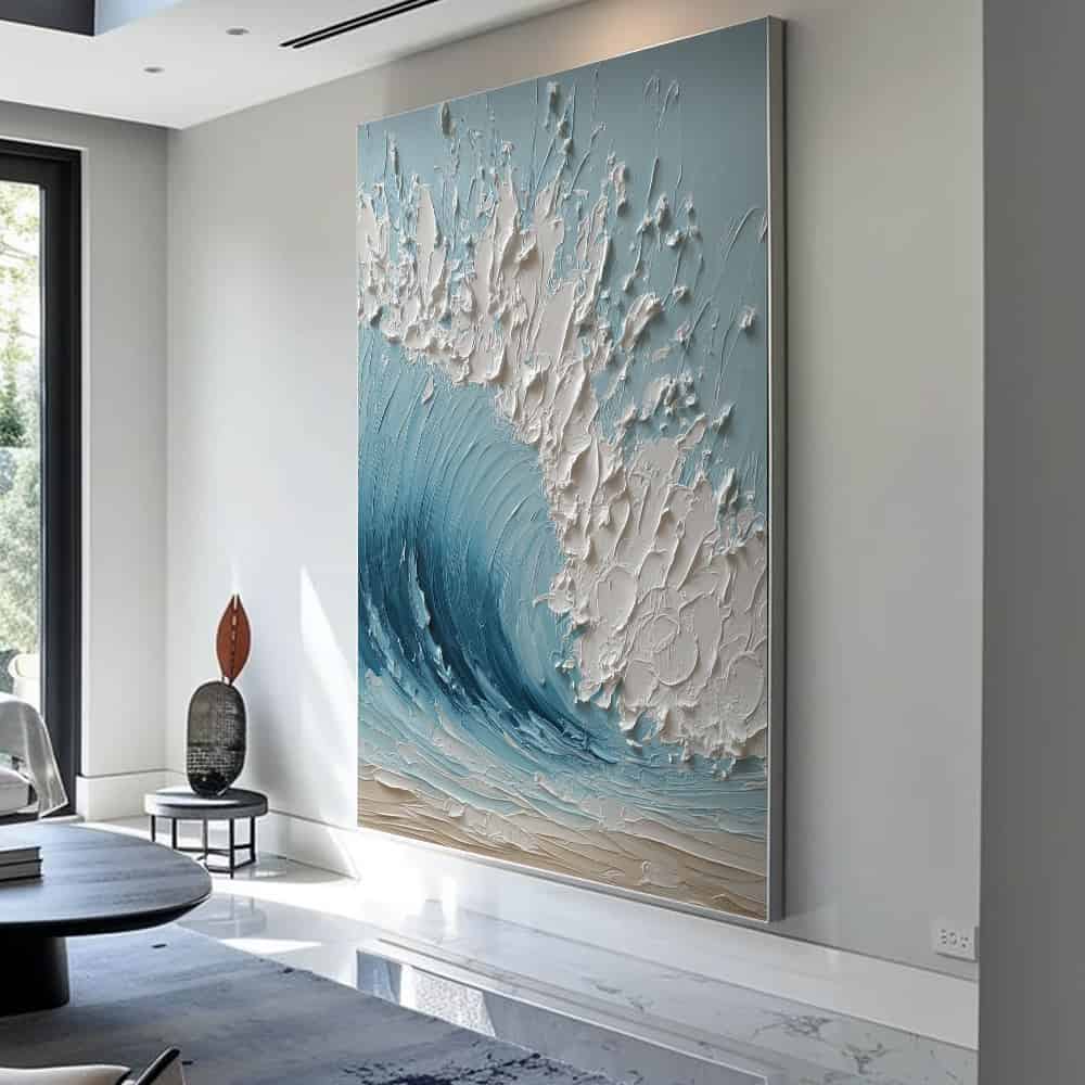 SEA & BEACH ART "CERULEAN CURVE"