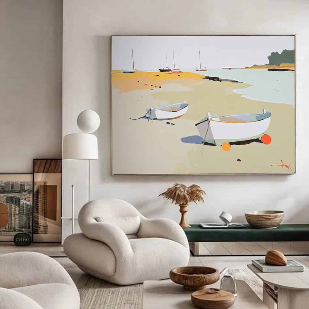 SEA & BEACH ART "HARBOR RESPITE"