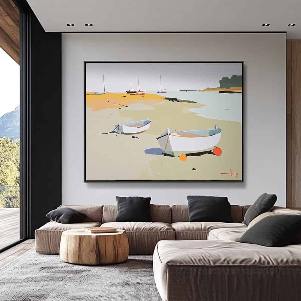 SEA & BEACH ART "HARBOR RESPITE"