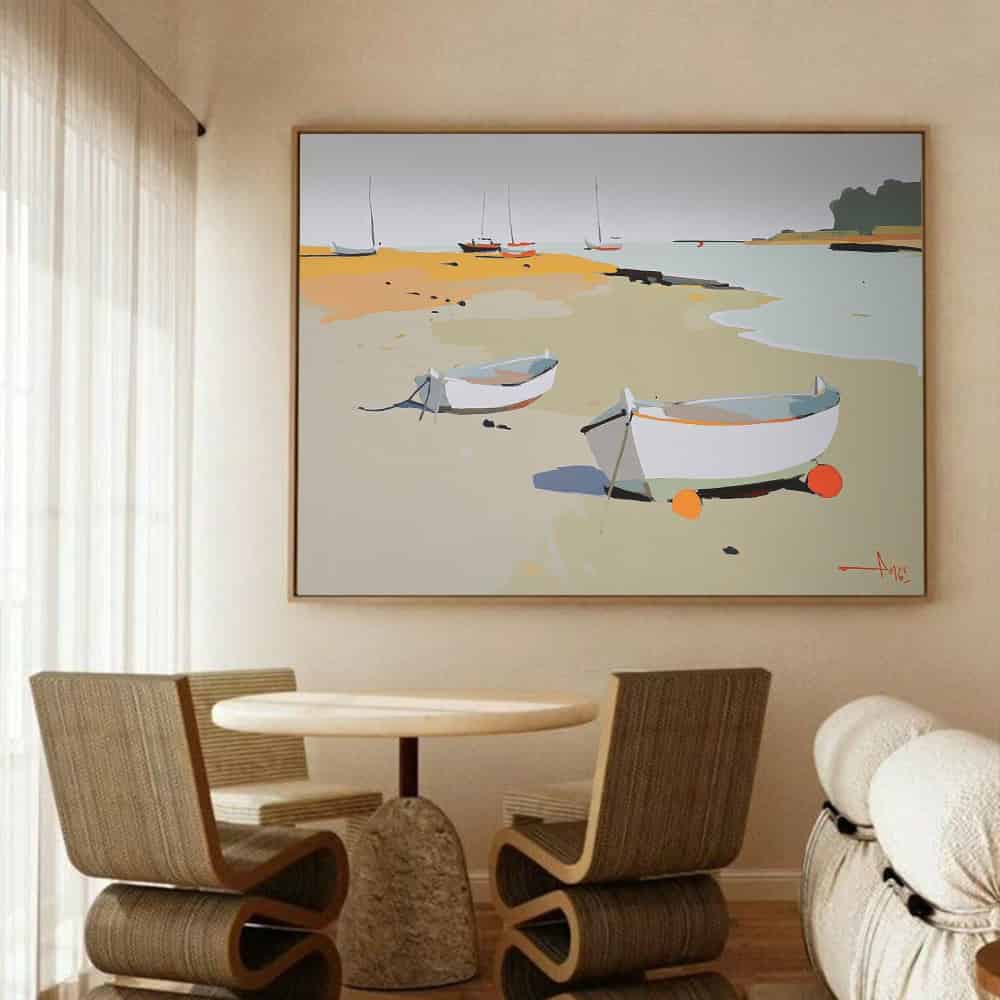 SEA & BEACH ART "HARBOR RESPITE"