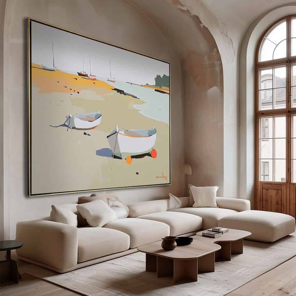 SEA & BEACH ART "HARBOR RESPITE"