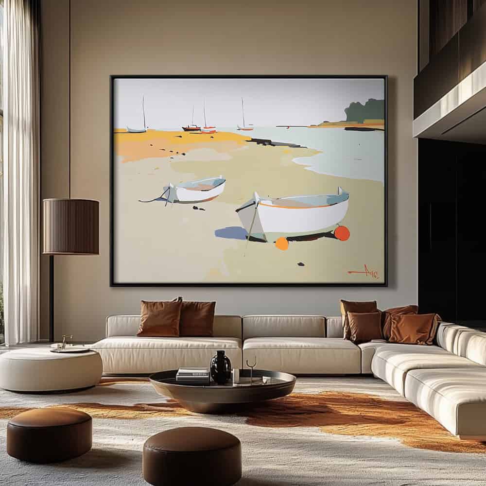 SEA & BEACH ART "HARBOR RESPITE"