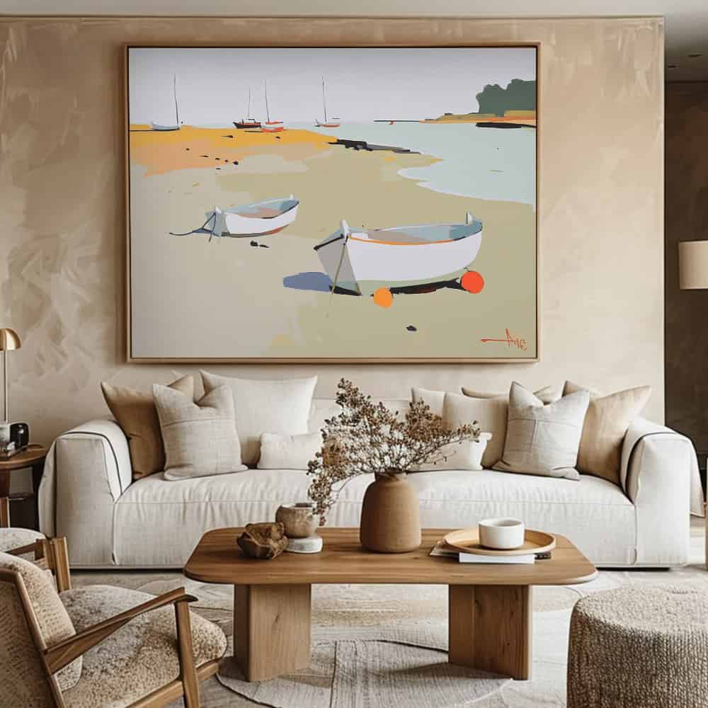 SEA & BEACH ART "HARBOR RESPITE"