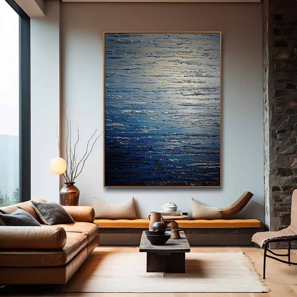 SEA & BEACH ART "MOONLIT RIPPLES"
