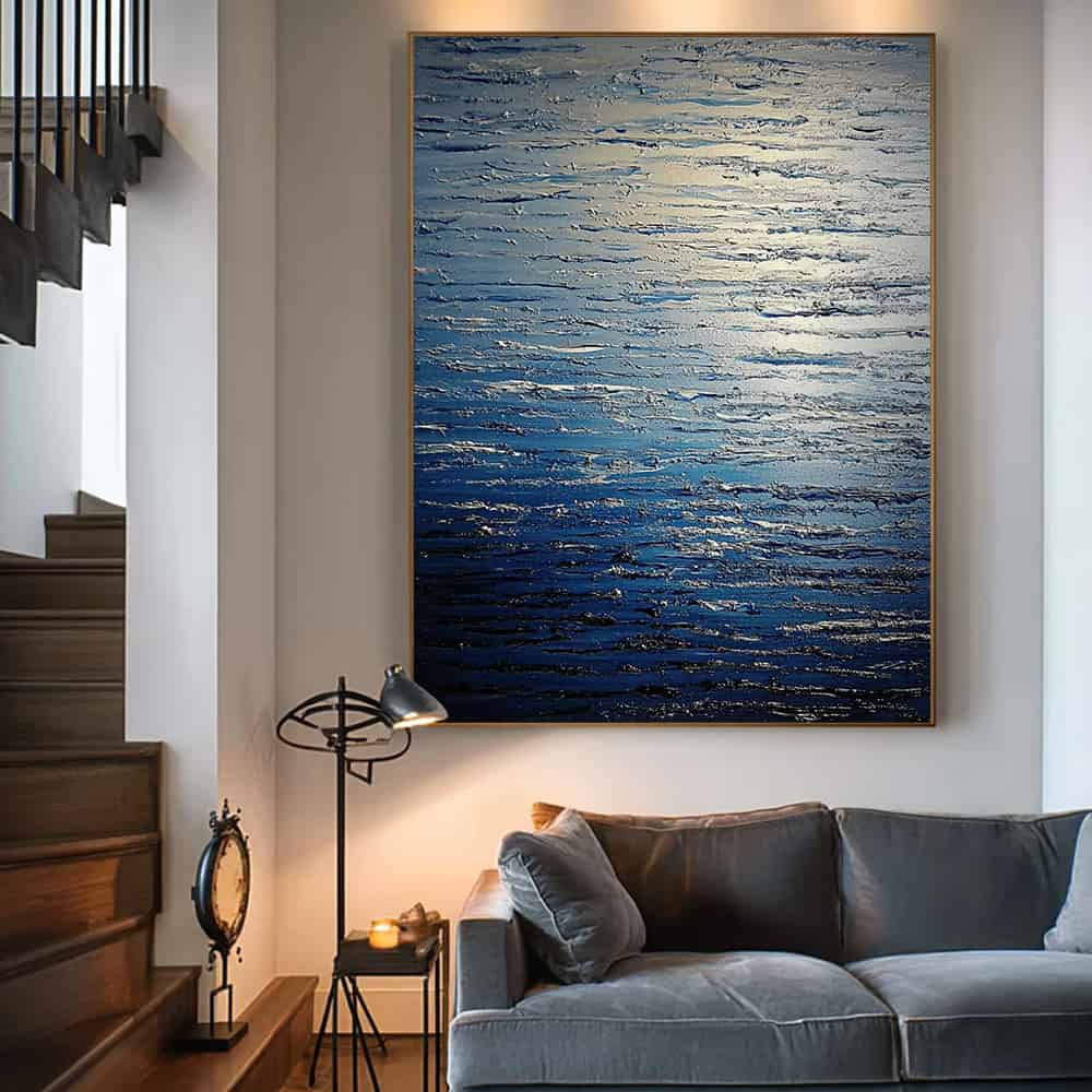 SEA & BEACH ART "MOONLIT RIPPLES"