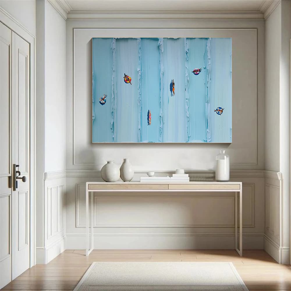 SUMMER BEACH ART "CASCADE LANES"
