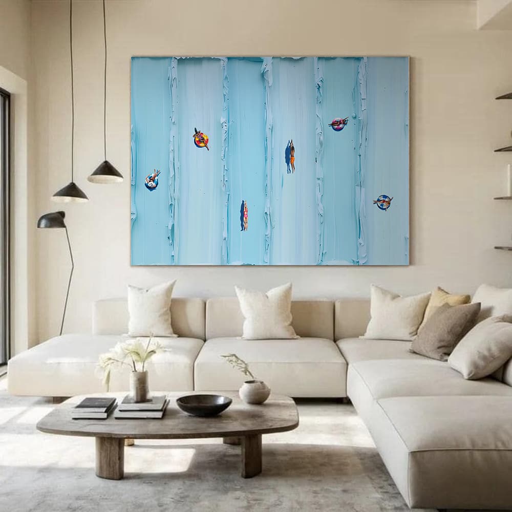 SUMMER BEACH ART "CASCADE LANES"