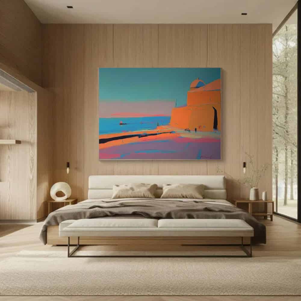 SUMMER BEACH ART "COASTAL GLOW"